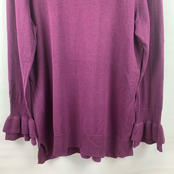 Isaac Mizrahi Live Ruffle Bell Sleeve Tunic - Picture 5 of 10